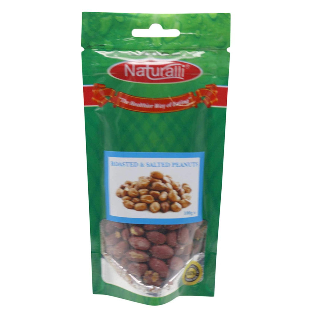 NATURALLI ROASTED &SALTED PEANUTS 100G